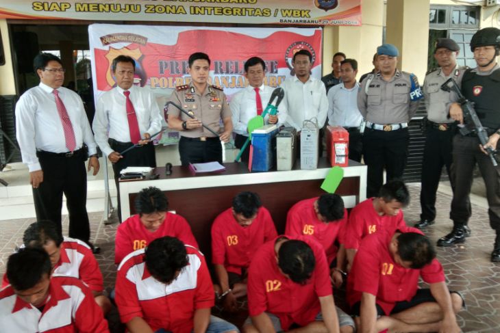 Polres Banjarbaru tangkap komplotan pencuri