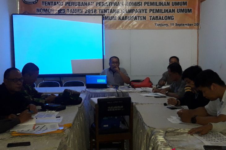 KPU Tabalong Sosialisasikan Pelaksanaan Kampanye Pemilu 2019