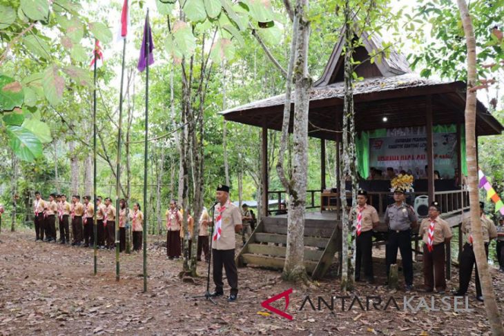 Dahnial Buka Kemsana Siaga Galang Kwartir Ranting Loksado