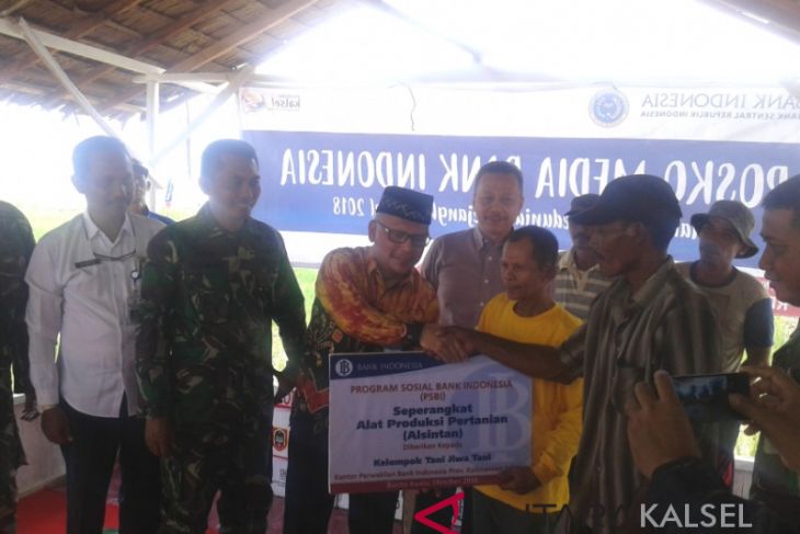 BI bantu dua kelompok tani Desa Jejangkit