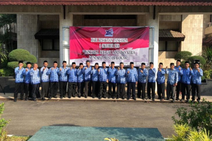 LLDIKTI Wilayah XI gelar upacara Peringatan Hari Kesaktian Pancasila