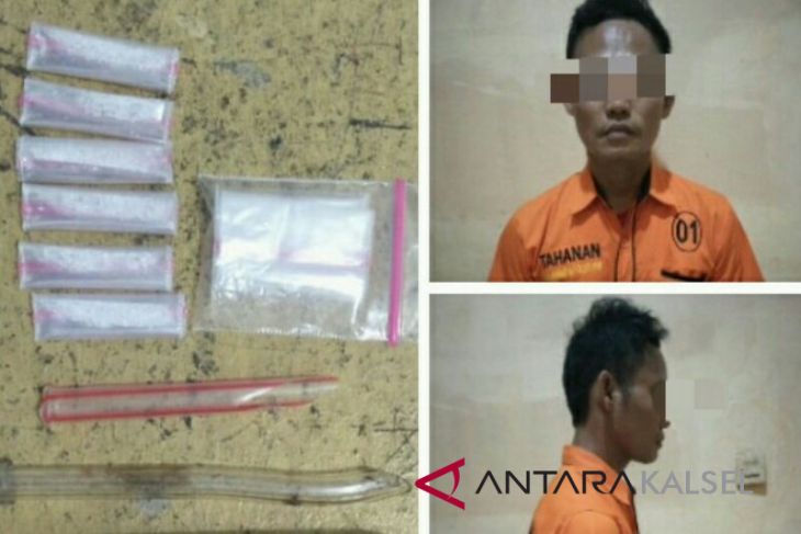 Pengedar Sabu Sembunyikan Barbuk Diluar Rumah