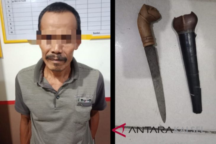 Petani dari Desa Mundar nekat bawa sajam ke SPBU Kapuh
