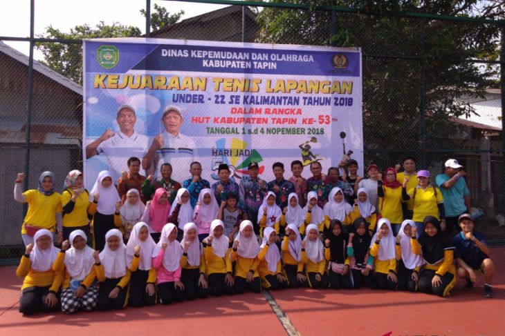 73 atlet tenis lapangan ikuti kejuaraan di Tapin