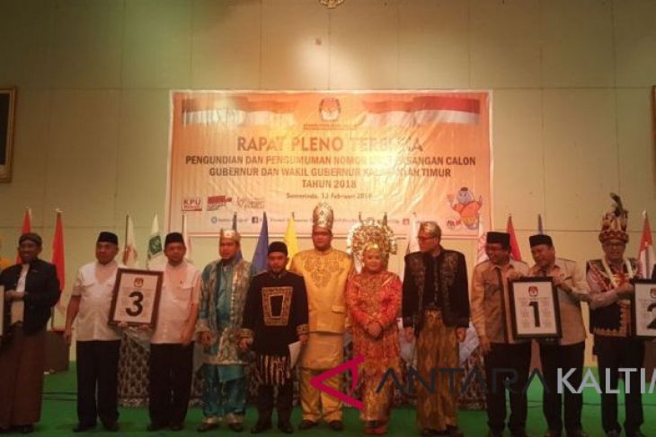 Konsep Budaya Nusantara meriahkan pengundian nomor urut paslon