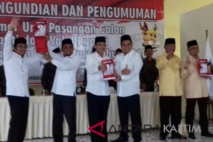 Cabup-cawabup Penajam klaim dapat nomor sesuai harapan