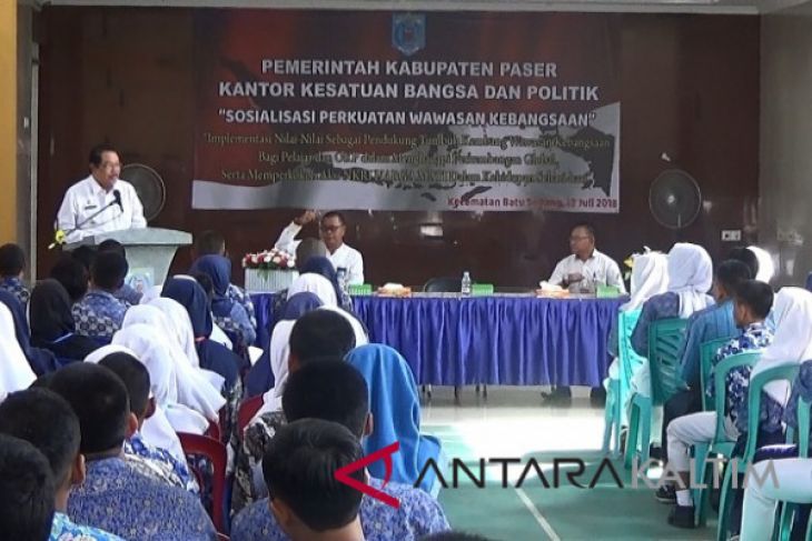 Bupati Paser buka sosialisasi wawasan kebangsaan