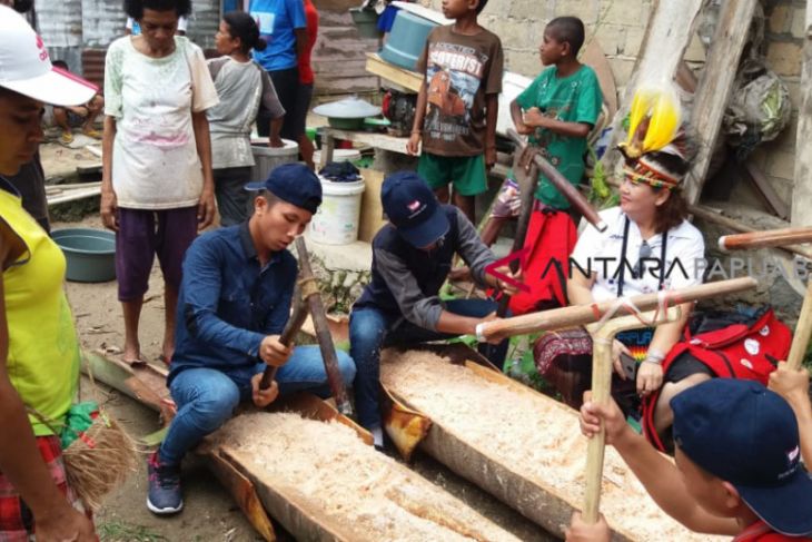 SMN Sumut Belajar Tokok Sagu