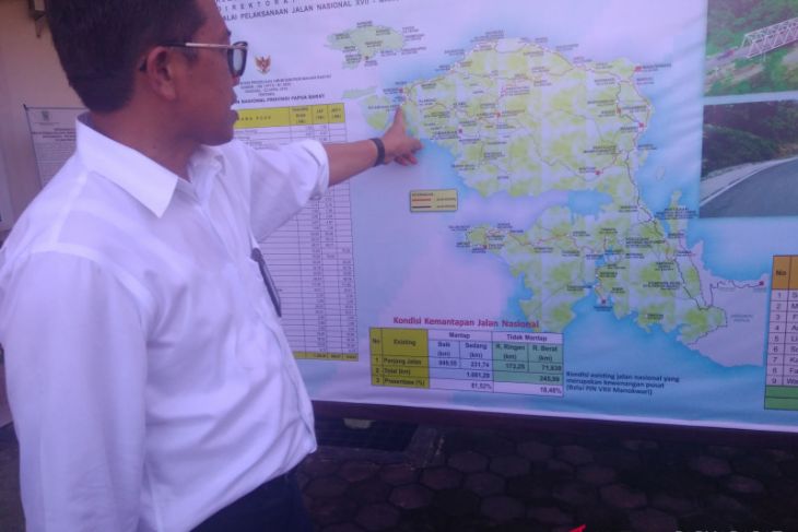 Situasi di jalan Trans Papua Barat kondusif