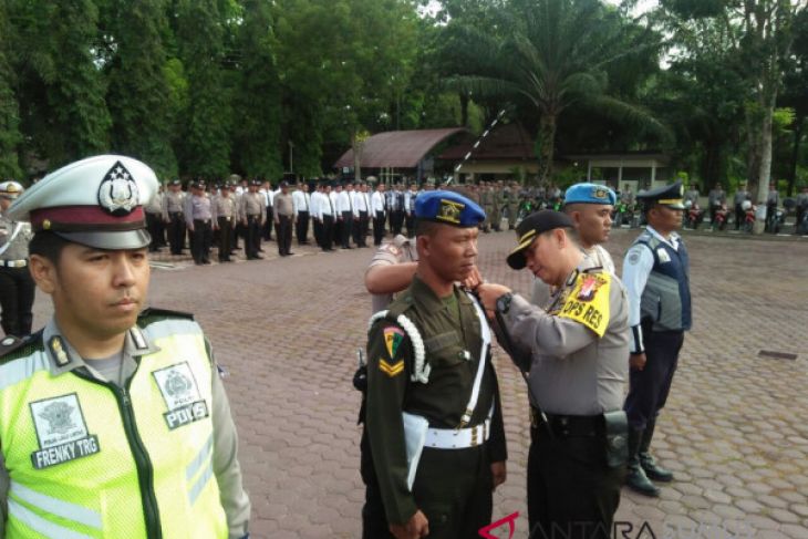 Polres gelar pasukan