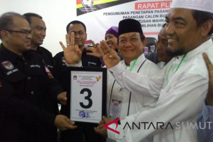 KPU langkat tetapkan pasangan Sulistianto-Heriansyah ikut pilkada