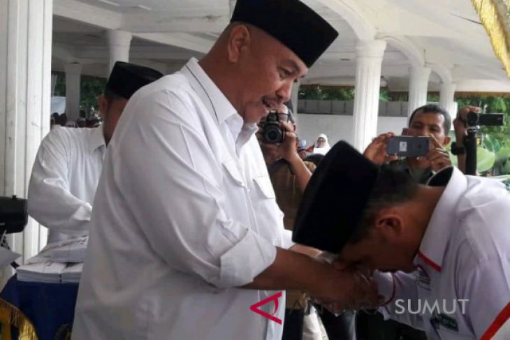 Bupati Langkat lepas keberangkatan 424 JCH
