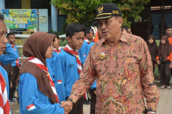 Waliakota lepas pengembaraan kwarcab pramuka