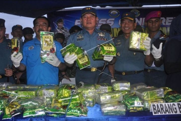TNI AL gagalkan penyelundupan 67,42 KG shabu