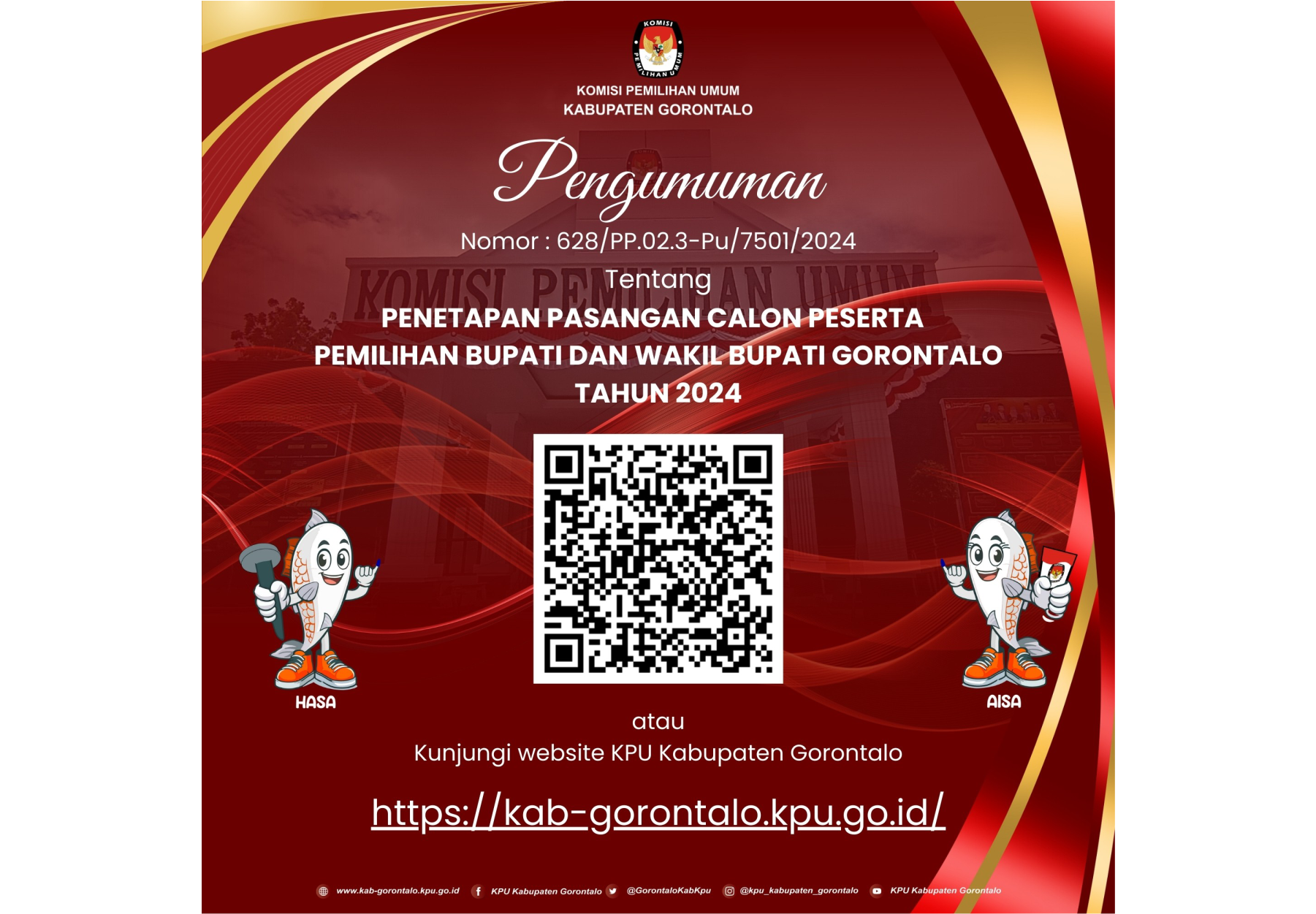 PENGUMUMAN KPU KABUPATEN GORONTALO