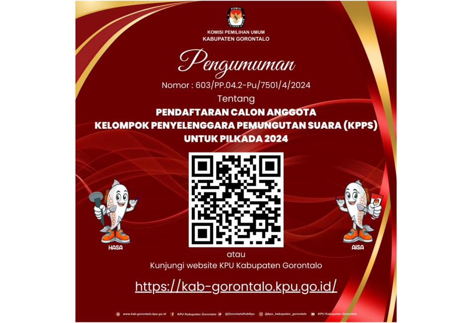PENGUMUMAN KPU KABUPATEN GORONTALO