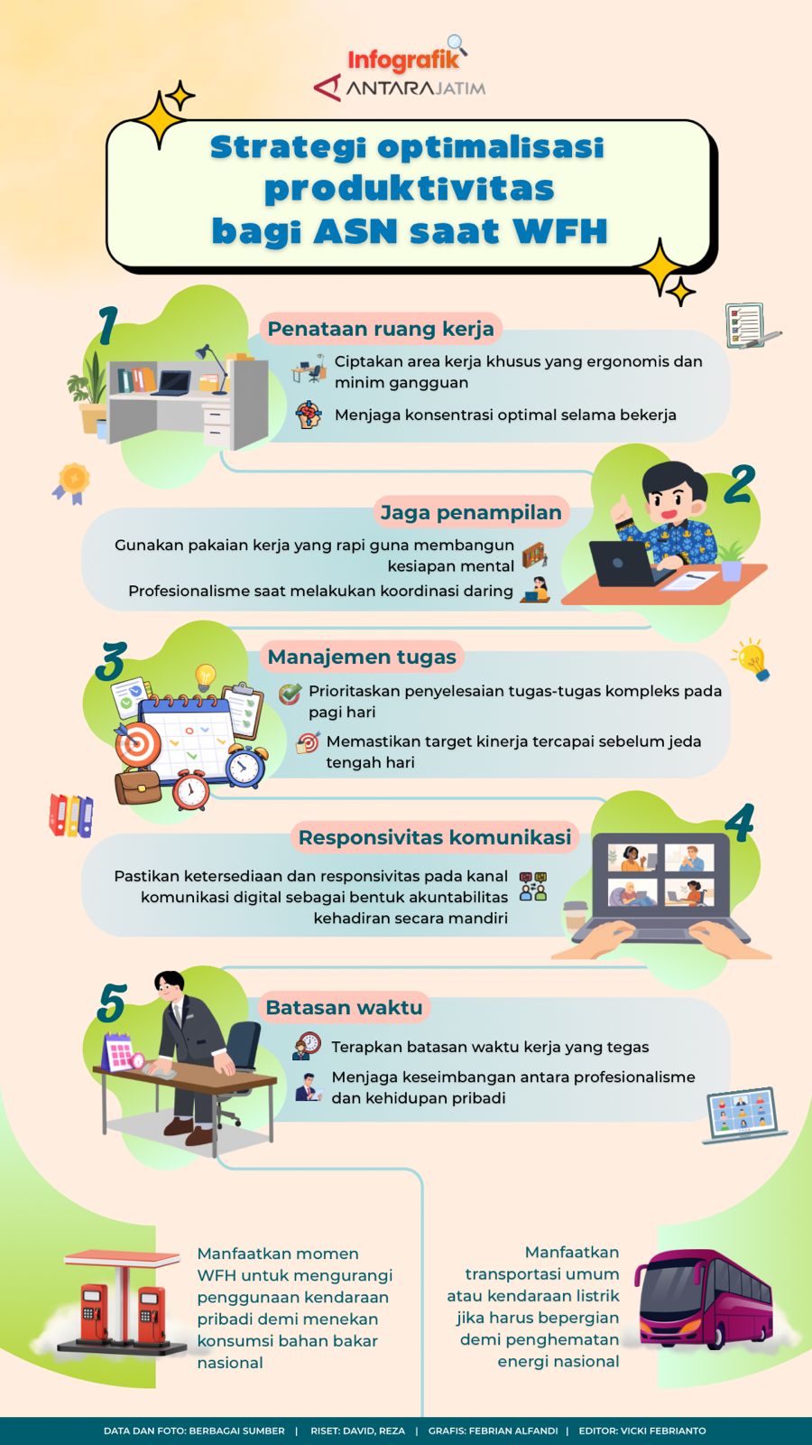 Strategi optimalisasi produktivitas bagi ASN saat WFH
