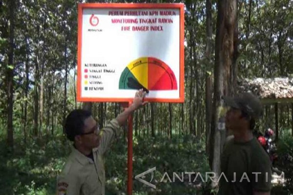 KPH Madiun Pasang Alat Indikator Kebakaran Hutan - ANTARA 