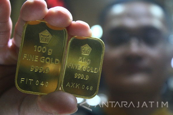 Kontrak Emas Berjangka Naik