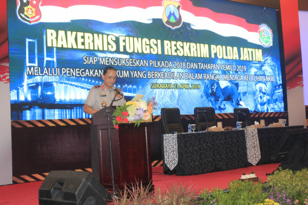 Teknis Pengungkapan Kasus Dirumuskan Reserse Polda Jatim Lewat Rakernis