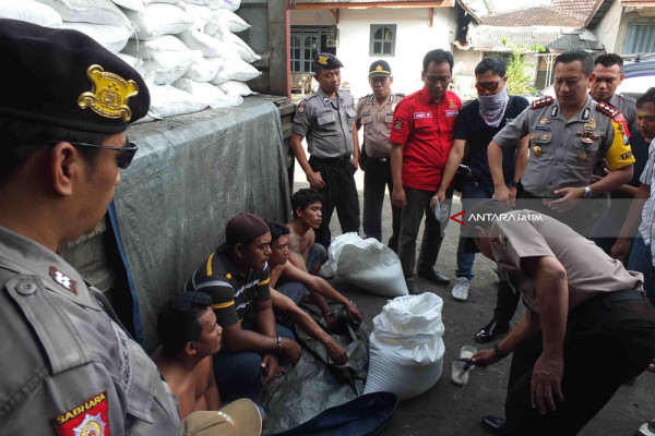 Polres Jember Tangkap Lima Tersangka Sindikat Pencuri Gula di Tengah Jalan (Video)