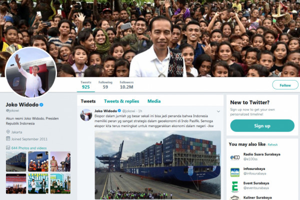 Istana Amankan Akun Presiden Jokowi