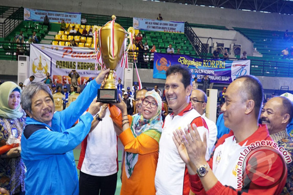 Jabar Juara Umum Kompetisi Olahraga PNS