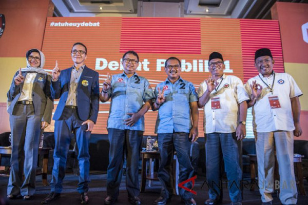 Debat kedua Pilwalkot Bandung mengenai permasalahan-solusi