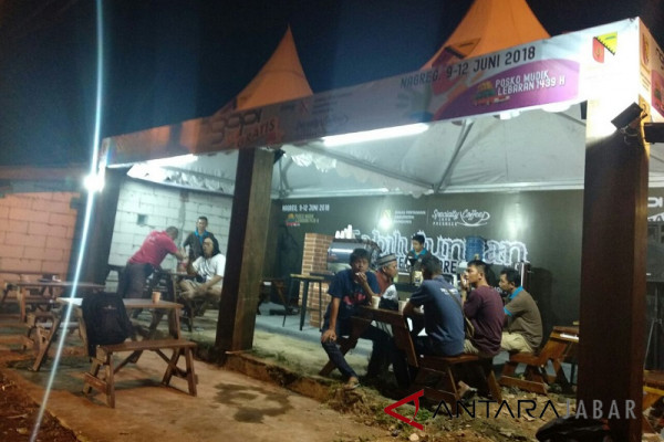Ada posko ngopi gratis di Nagreg