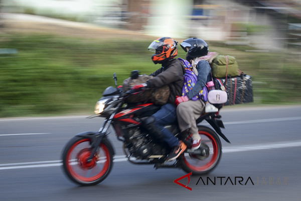 Arus balik lintas Garut mulai berkurang