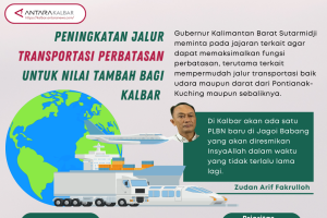 Jalur transportasi di perbatasan meningkatkan pemasukan