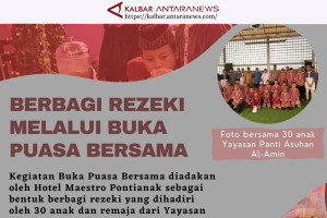 Berbagi rezeki melalui buka puasa bersama