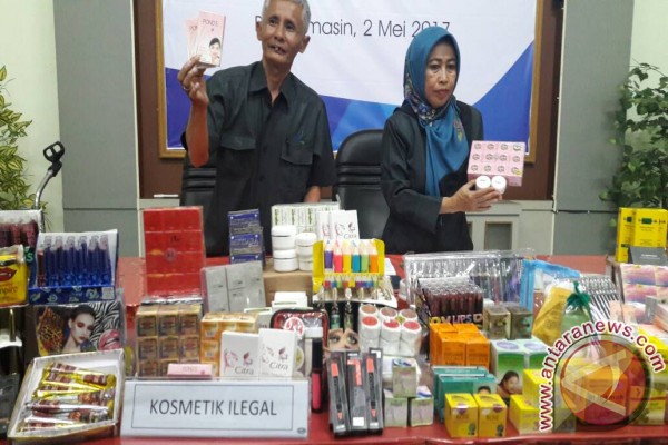 BPOM confiscates hundreds of illegal cosmetics