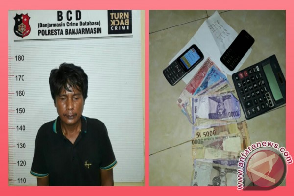 Polsekta Banjarmasin Barat Tangkap Bandar Judi Togel