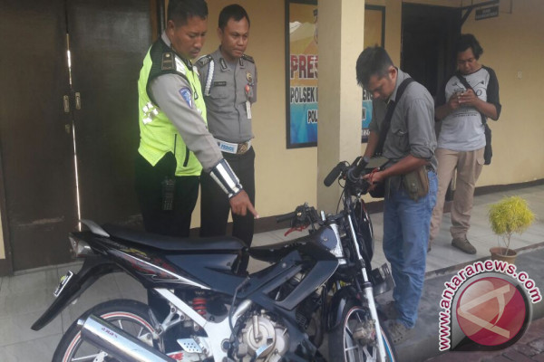 Polsekta Banjarmasin Tengah Amankan Motor Tak Bertuan