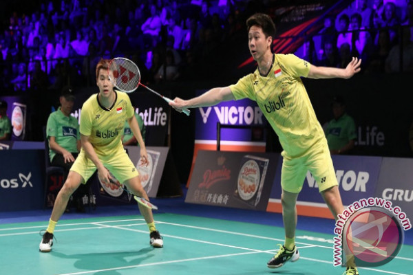Pebulu Tangkis Putra Terbaik 2017 Diraih Marcus/Kevin