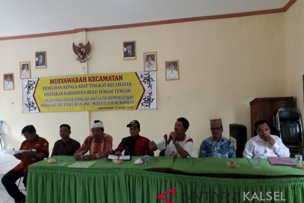 31 Balai Ikuti Pemilihan kepala adat Se-Kecamatan Hantakan