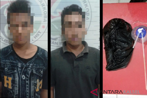 Dua pemuda kedapatan nyabu di belakang kantor Desa Mahang Putat