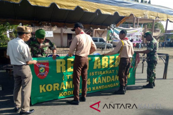 Kodim 1003 Kandangan siapkan rest area