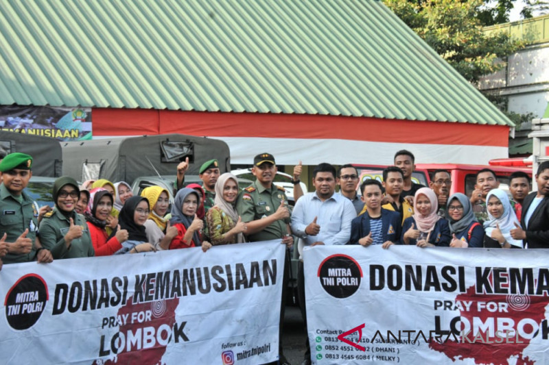 Korem sends 2,056 koli assistance for Lombok earthquake victims