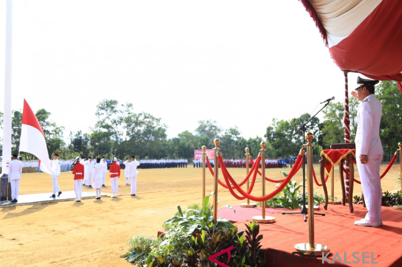 Apel peringatan HUT ke-73 RI