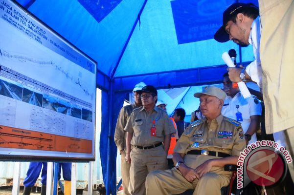 Selama 9 Jam Gubernur Susuri Proyek Tol Balikpapan-Samarinda