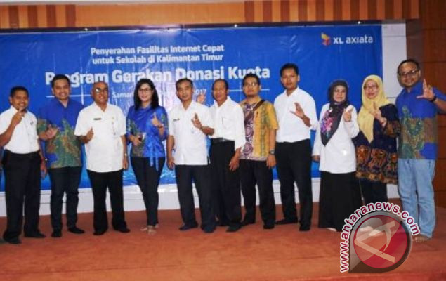 100 Sekolah di Kaltim Terima Donasi Kuota Internet