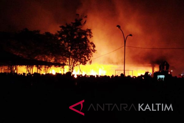 Tim Labfor Selidiki Kebakaran Pasar Induk Paser