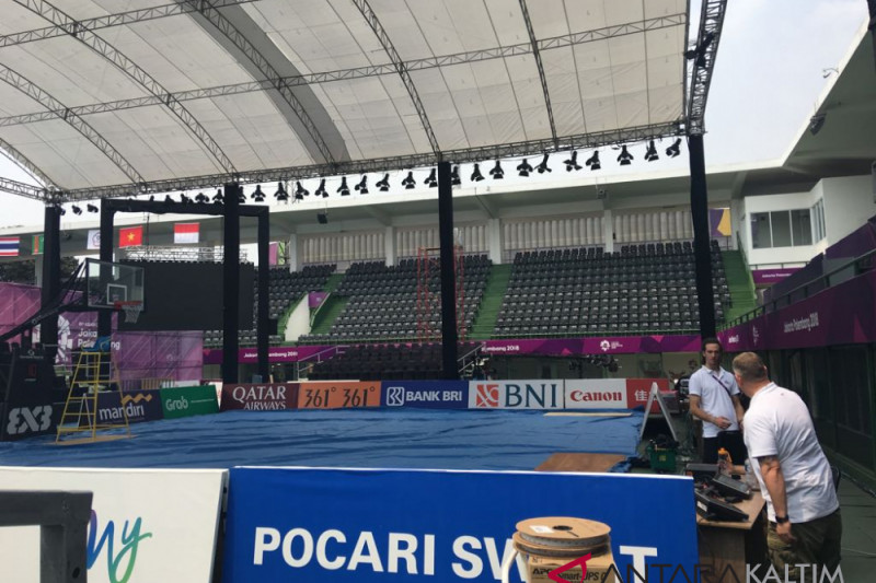 Asian Games - Panitia basket 3x3 kebut kesiapan arena