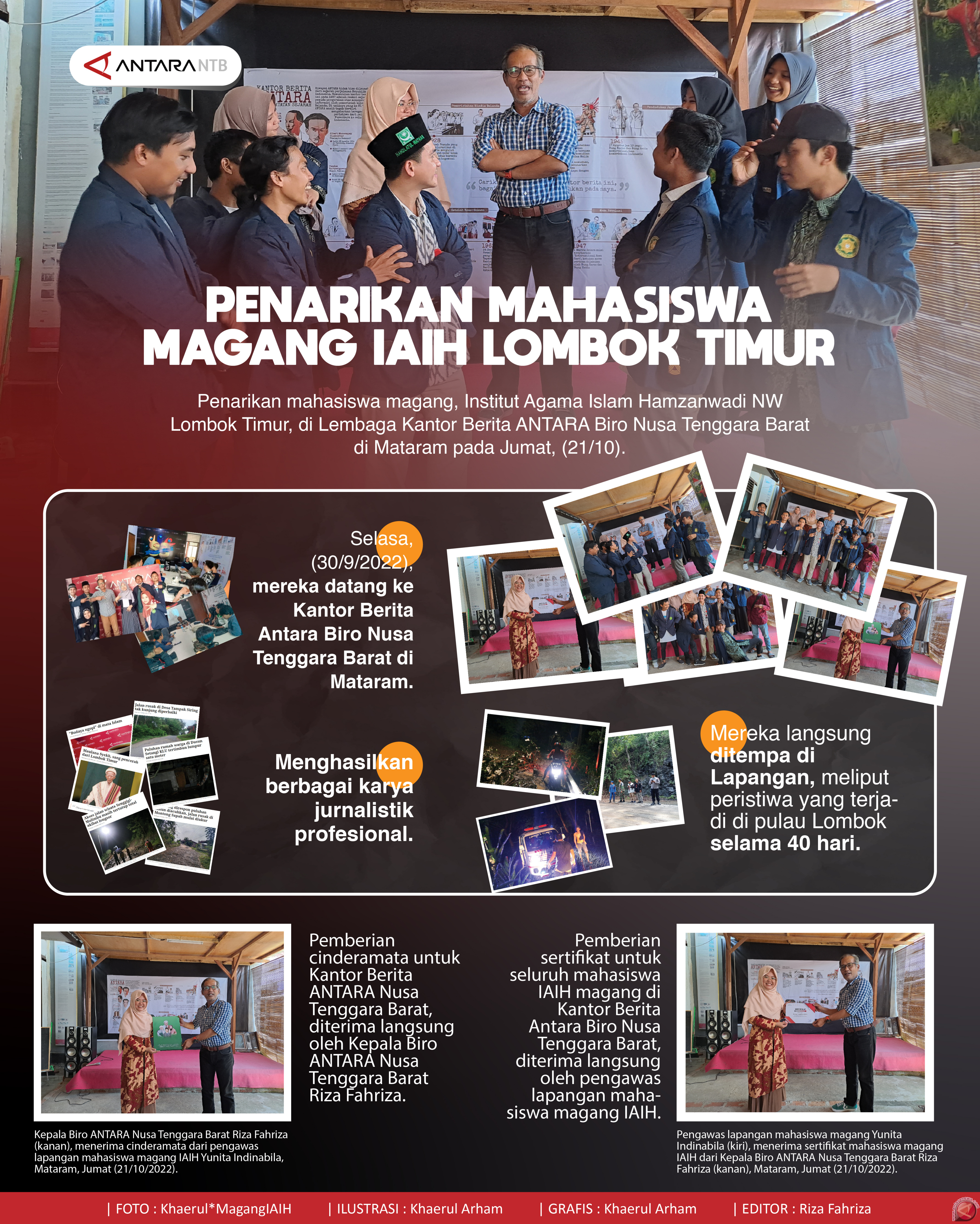 Penarikan mahasiswa magang IAIH NW Lotim