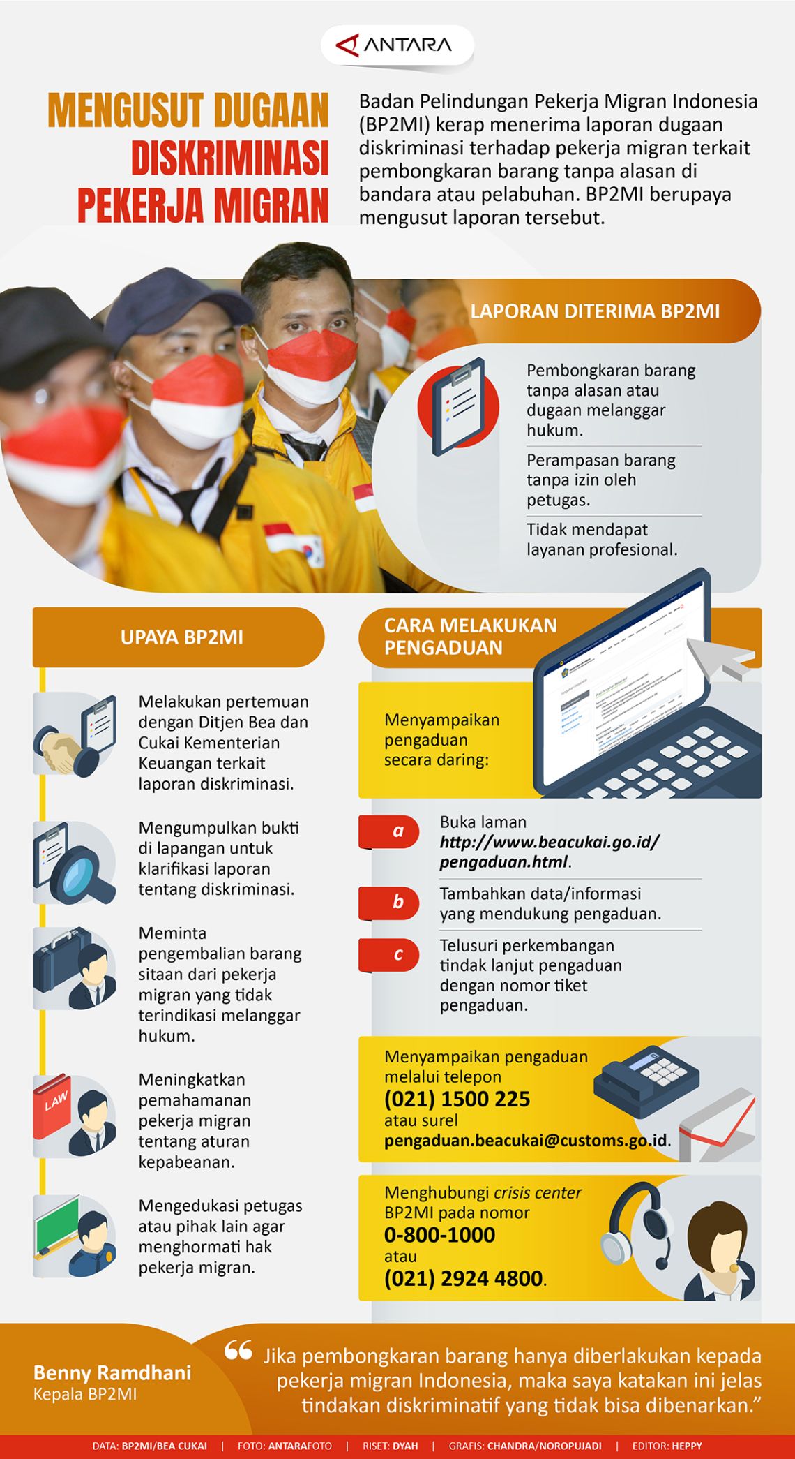 Mengusut dugaan diskriminasi pekerja migran