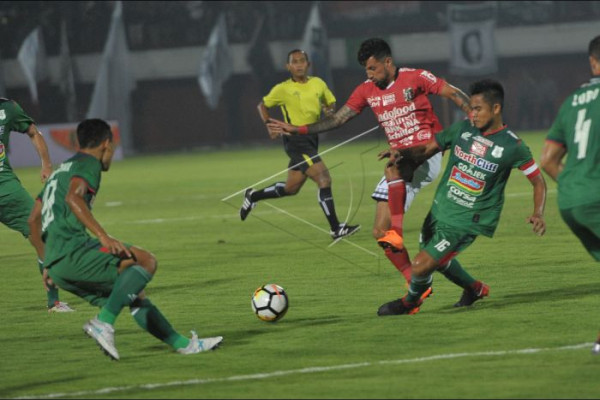 PSMS kalah tipis dari Bali United