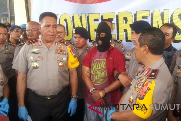 Polda Sumut amankan perwira penembak adik ipar