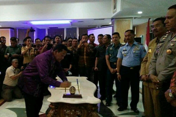 Bupati Samosir teken nota kesepahaman APIP